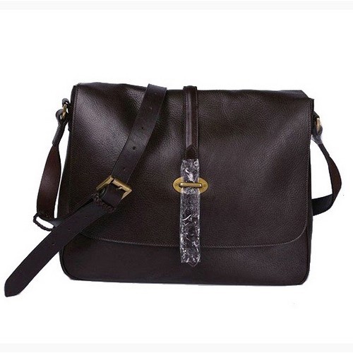 Mulberry Toby Messenger Bag Chocolate - Click Image to Close