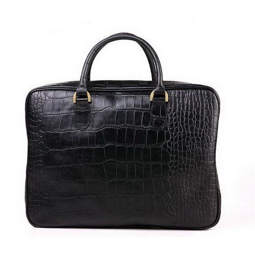 Mulberry Tony Briefcase Printed Leather Black - Click Image to Close