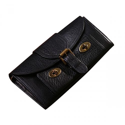 Mulberry Women 16 Card Lizzie Purses Black - Click Image to Close