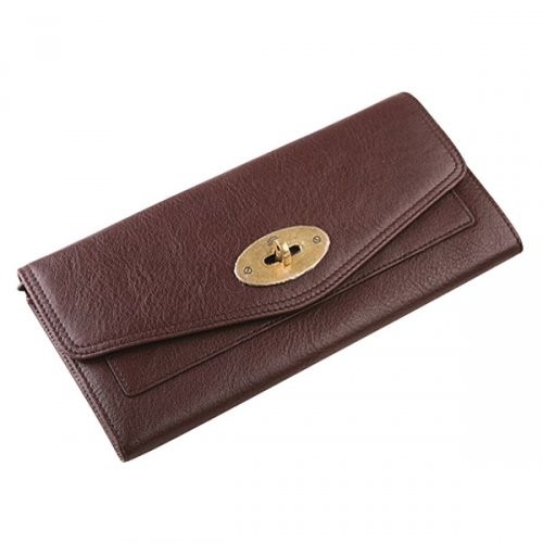 Mulberry Women Oversized Postman Lock Contental Purses Brown - Click Image to Close
