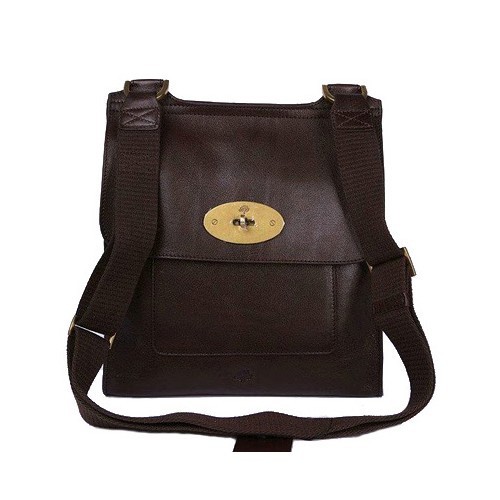 Mulberry Mullberry Anothy Messenger Bag Chocolate - Click Image to Close